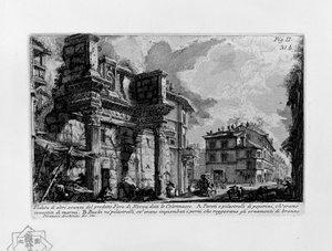 Forum of Nerva by Giovanni Battista Piranesi